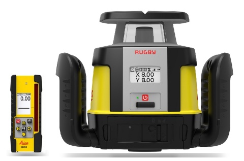 Laser Obrotowy Leica Rugby CLH z CLX300 + detektor cyfrowy COMBO