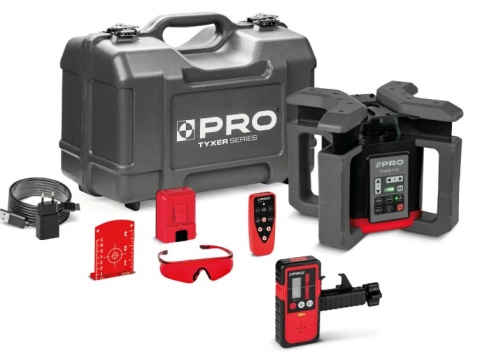 Laser obrotowy PRO TYXER R2 SET