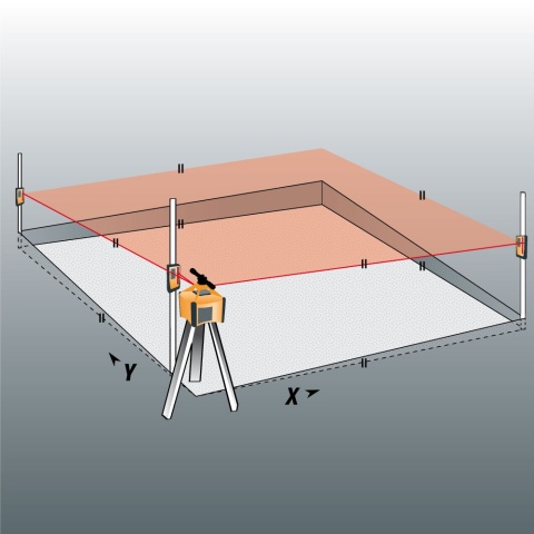 Laser obrotowy THEIS VISION 2N SET