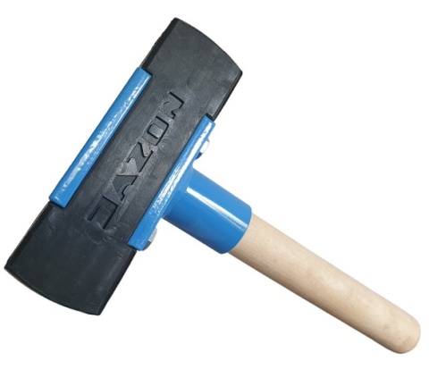Młotek brukarski gumowy krótki JAZON MGK 2,6 kg