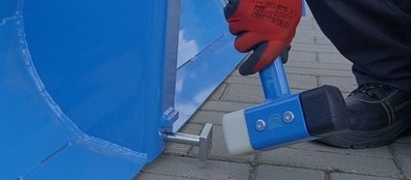 Młotek brukarski krótki uniwersalny gumowo-aluminiowy JAZON MKU.GA 2,4kg