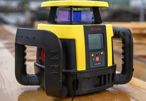 Laser Obrotowy Leica Rugby CLAx550 + COMBO detektor lasera