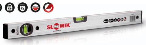 Poziomica aluminiowa SŁOWIK PN03 80cm