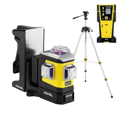 Laser krzyżowy Nivel System CLx3B MOTOR + statyw + czujnik CLS-5