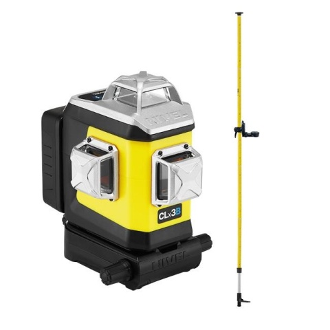 Laser krzyżowy Nivel System CLx3B + tyczka rozporowa
