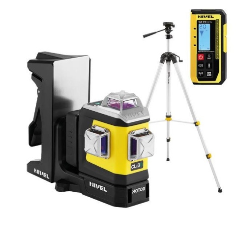 Laser krzyżowy Nivel System CLx3G MOTOR + statyw + czujnik CLS-310