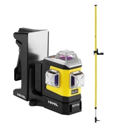 Laser krzyżowy Nivel System CLx3R MOTOR + tyczka rozporowa