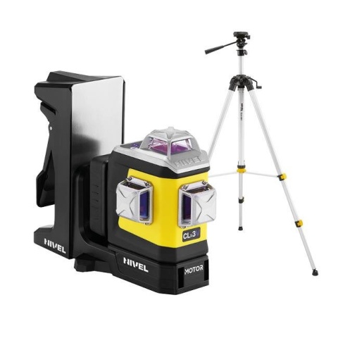 Laser krzyżowy Nivel System CLx3V MOTOR + statyw