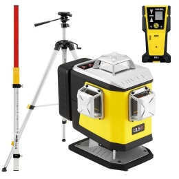 Laser krzyżowy Nivel System CL5R + statyw + czujnik CLS-5 + łata