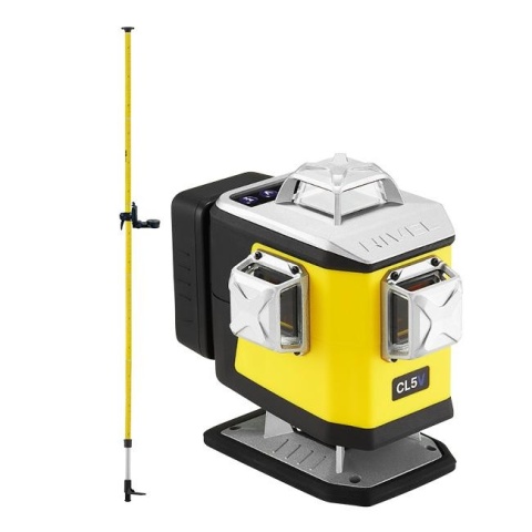 Laser krzyżowy Nivel System CL5V + tyczka rozporowa
