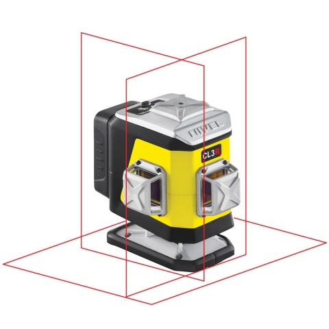 Laser krzyżowy Nivel System CL3R + tyczka rozporowa