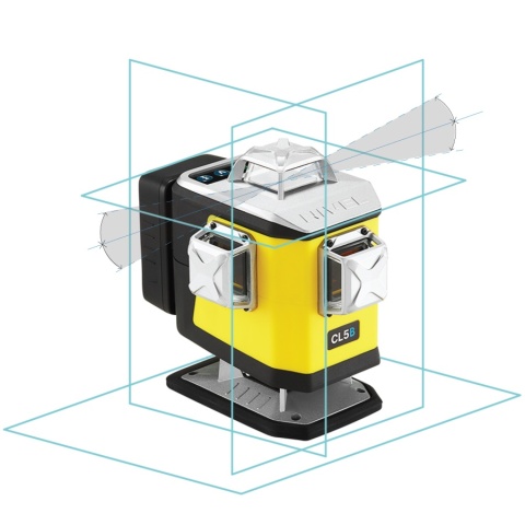 Laser krzyżowy Nivel System CL5B + statyw + czujnik CLS-300 + łata