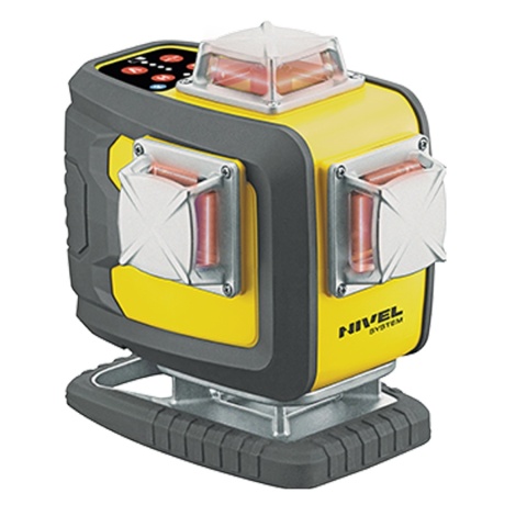 Laser krzyżowy Nivel System CL4D-R + tyczka rozporowa