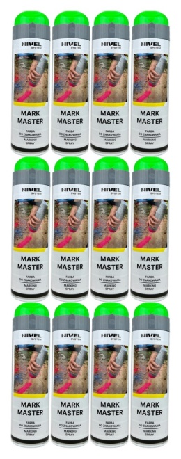 Farba Nivel System Mark Master zielona - karton 12 szt.