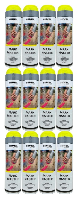 Farba Nivel System Mark Master żółta - karton 12 szt.