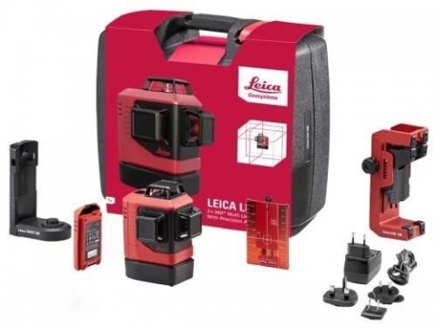 Laser krzyżowy Leica Lino L6R 3x360° + statyw + detektor RGR200
