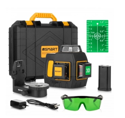 Laser płaszczyznowy Smart365 3x360° zestaw w walizce