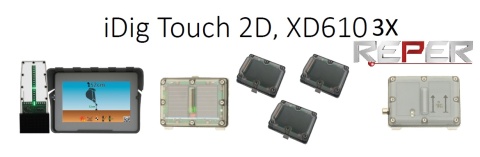 System sterowania 2D iDig Touch - ramię 3x łamane