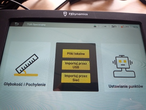 System sterowania 3D FJD G31 GPS na koparkę