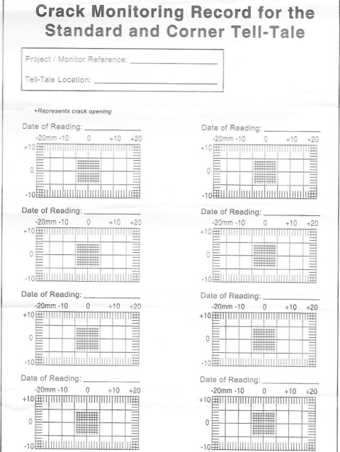 Szczelinomierz płytkowy prosty CHRL