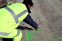 Farba geodezyjna Soppec Track Marker zielona 500 ml