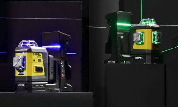 Nivel System CLx3 MOTOR – zmotoryzowany laser krzyżowy, który ustawia się sam